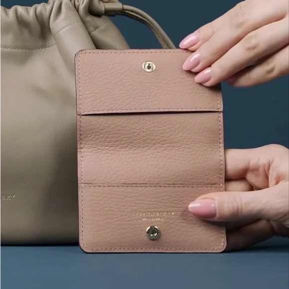 Strathberry Bifold Leather Card Holder - Picture 2 of 5